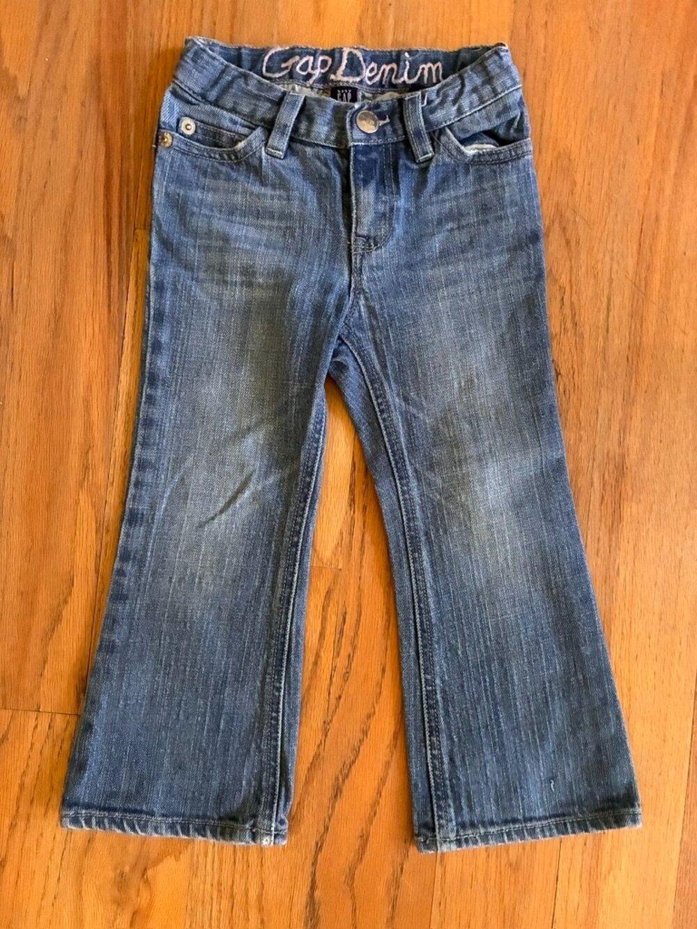 Baby Gap Toddler Girls Gap Denim Flare Jeans Medium Wash Size 3T